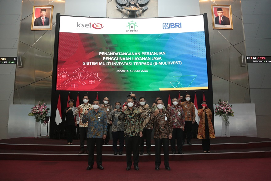 BP Tapera bekerjasama dengan Kustodian Sentral Efek Indonesia dan Bank Rakyat Indonesia (Foto: Dok BP Tapera)