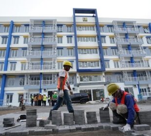 Salah satu Rusun yang dibangun oleh Kementerian PUPR (Foto: Dok PUPR)