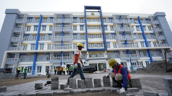 Salah satu Rusun yang dibangun oleh Kementerian PUPR (Foto: Dok PUPR)