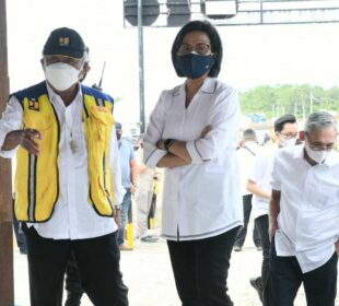 Kunjungan Inspeksi Kerja ke Pembangunan Proyek Jembatan Pulau Balang IKN