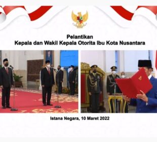 Pelantikan Kepala Otorita IKN