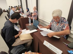 peserta menjalani uji kompetensi LSP REI
