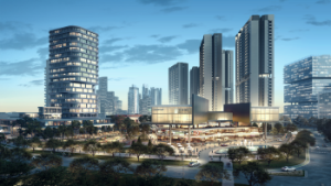 Rancangan proyek hunian vertikal di Escala Alam Sutera