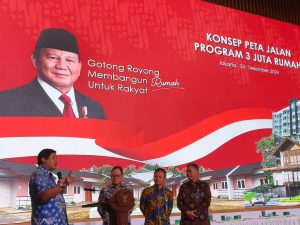 Menteri PKP Maruarar Sirait bersama perwakilan bank penyalur KPR FLPP