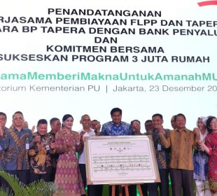Penandatanganan PKS KPR FLPP Tahun 2025