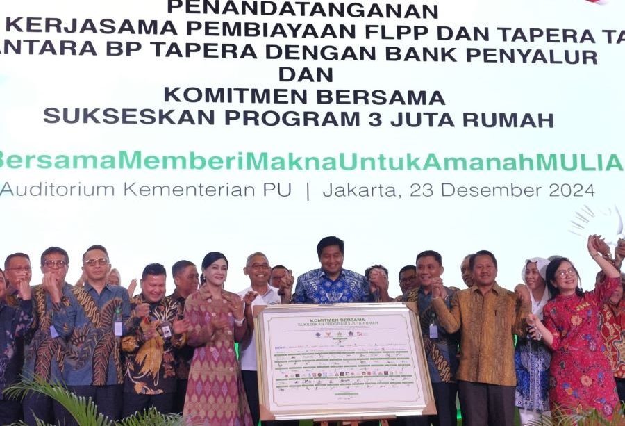 Penandatanganan PKS KPR FLPP Tahun 2025