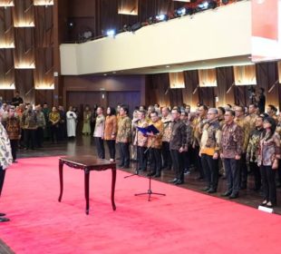 Menteri PKP Maruarar Sirait melantik pejabat eselon II, III dan IV perumahan.